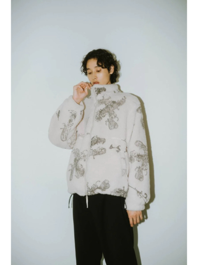 Knuth Marf (クヌースマーフ)KM23WG03 paisley pattern fleece(unisex