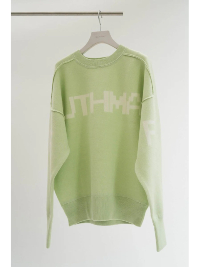 Knuth Marf (クヌースマーフ) KM24AJ02 Knuth Marf logo knit
