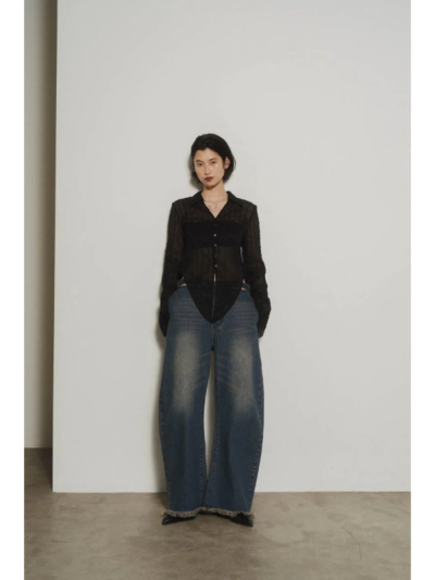 Knuth Marf design sheer shirt クヌースマーフ