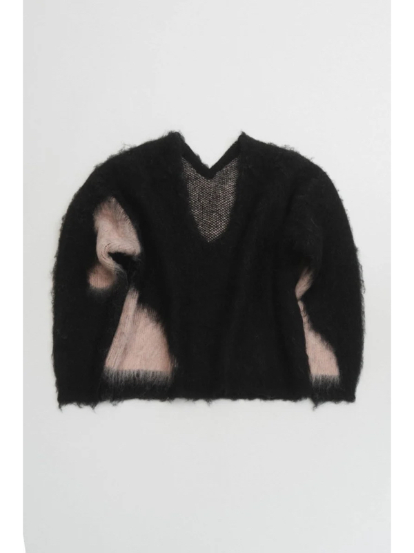 Knuth Marf (クヌースマーフ) KM24EAG01 Uneck knit pullover(unisex 