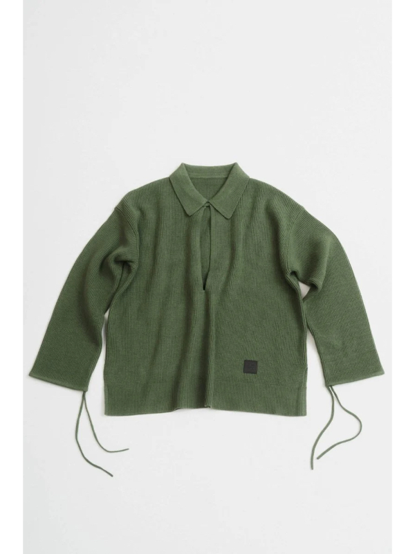 slit neck loose knit (unisex)/3color | KNUTH MARF