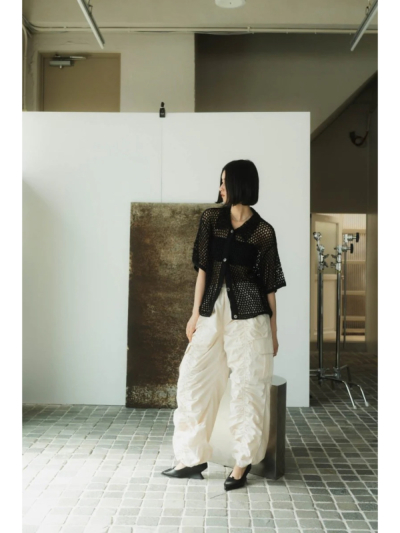 Knuth Marf (クヌースマーフ) KM24SA02 waterproof gathered pants  