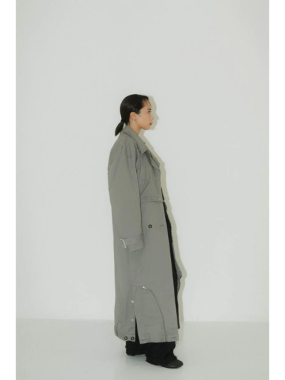 Knuth Marf (クヌースマーフ) KM24SG02 many way trench coat/grayの通販 - BOOMERANG