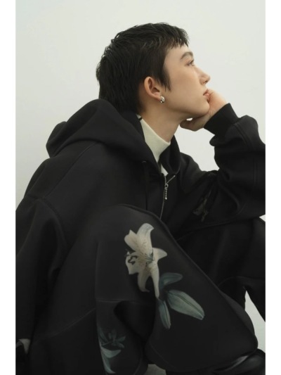 Knuth Marf flower punch hoodie