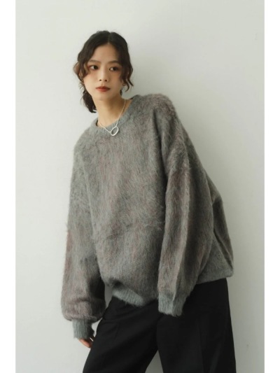 Knuth Marf (クヌースマーフ) KM24WJ01 Knuth Marf shaggy flower knit(unisex)の通販 -  BOOMERANG