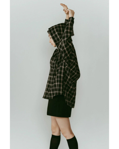 Knuth Marf (クヌースマーフ) KM25AN01 hooded over shirts(unisex)の