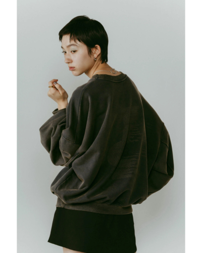 Knuth Marf Kerror design sweat(unisex)美品 Knuth Marf (クヌースマーフ) KM25AN03 Kerror design sweat(unisex)の