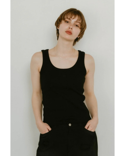 トップス Knuth Marf/2piece layered logo tank top 2piece layered logo tank top/3color | KNUTH MARF
