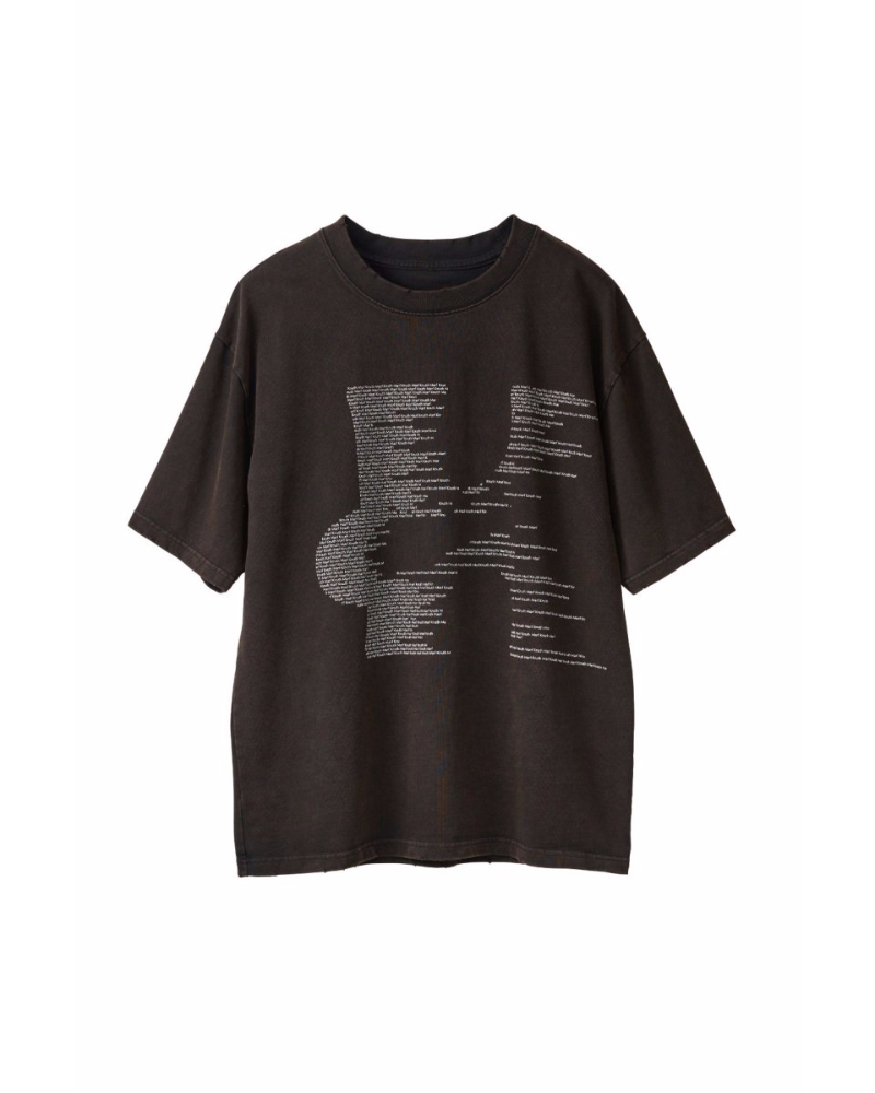 Knuth Marf (クヌースマーフ) KM25SUN04 K error design T shirt