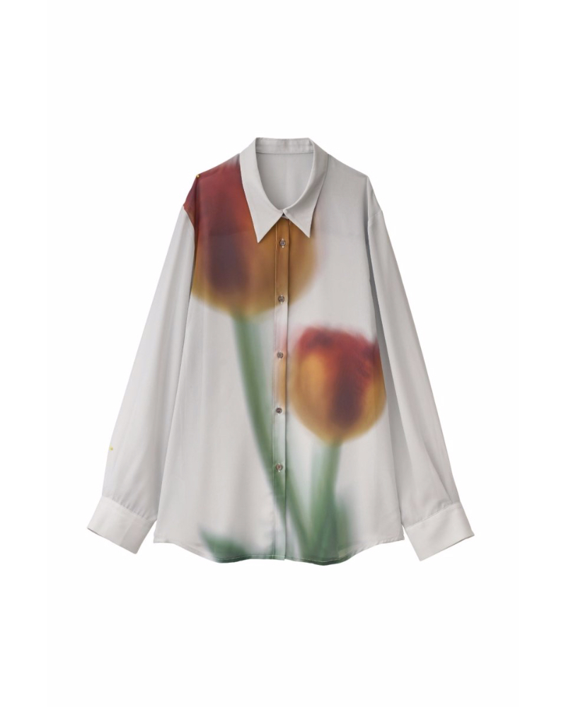Knuth Marf (クヌースマーフ) KM25SUN05 flower print sheer