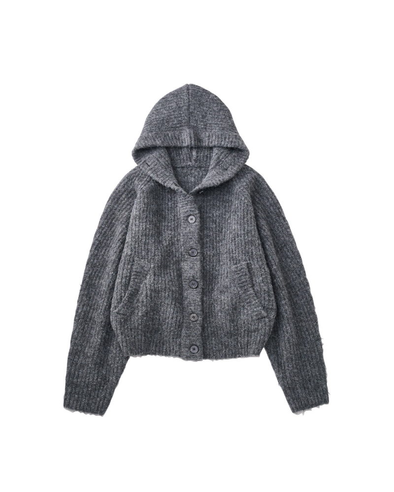 Knuth Marf (クヌースマーフ) KM25WG05 hooded cardigan knitの通販
