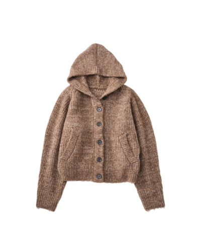 Knuth Marf (クヌースマーフ) KM25WG05 hooded cardigan knitの通販