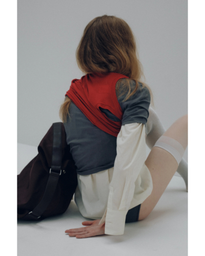 LITTLE $UZIE (リトルスージー) LS62594T HIGH TWIST JERSEY DISTORED