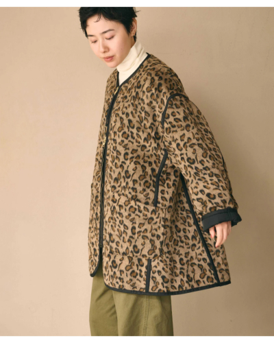 ジャケット・アウター ki KHA:KI（カーキ）MIL26FJK3252 LEOPARD LINNER JACKETの通販 - BOOMERANG