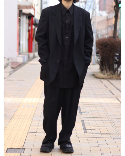 Y's for men（ワイズフォーメン）MK-J06-101 WOOL GABARDINE LEFT AND