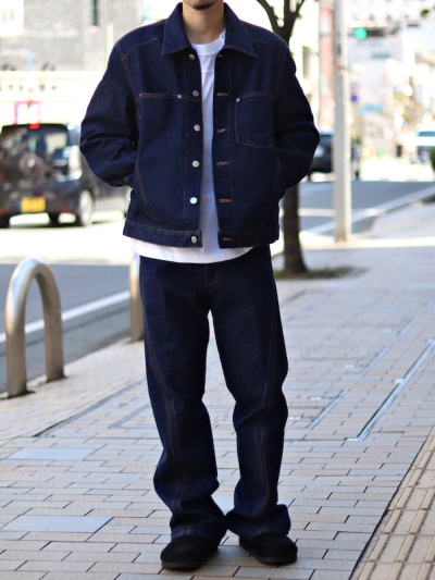 NVRFRGT（ネバーフォーゲット）NF232J05A DENIM 3D TRUCKER JACKETの