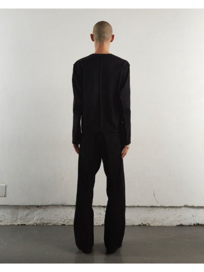 NVRFRGT（ネバーフォーゲット）NF242P04A 3D TWISTED WIDE LEG JEANSの