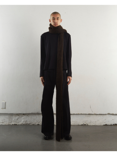 NVRFRGT（ネバーフォーゲット）NF242P04A 3D TWISTED WIDE LEG JEANSの