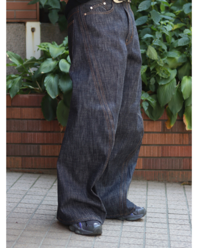 NVRFRGT（ネバーフォーゲット）NF252P06 3D TWISTED WIDE LEG