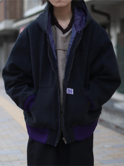 NEEDLES（ニードルズ）NS158 Zipped Work Hoody - 16oz Cotton Canvas