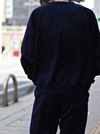 NEEDLES（ニードルズ）NS245 Track Crew Neck Shirt - Poly Smoothの