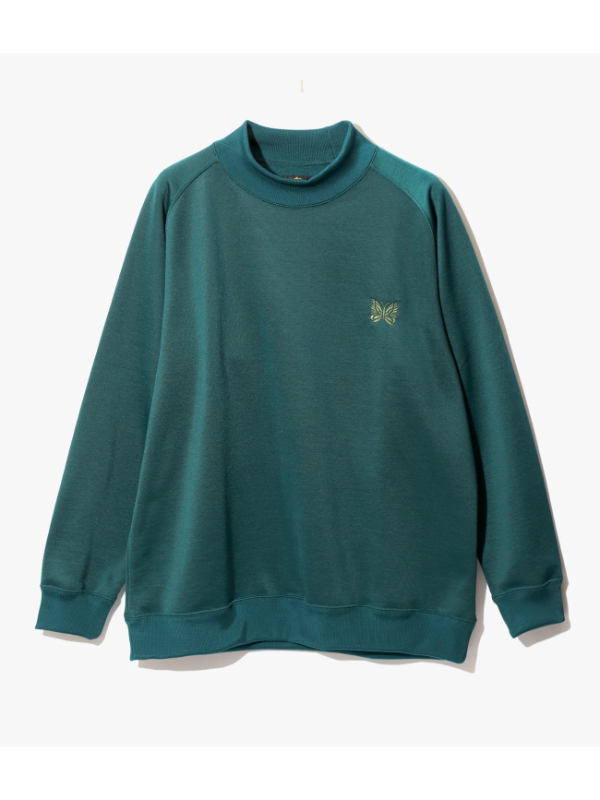 MORE SALE】NEEDLES（ニードルズ）NS258 L/S Mock Neck Tee - C/PE 