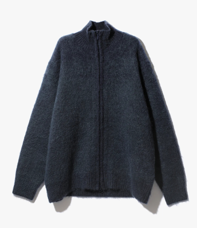 Needles◇Zipped Mohair Cardigan/S/モヘア/GRN/NS283 - メンズ 