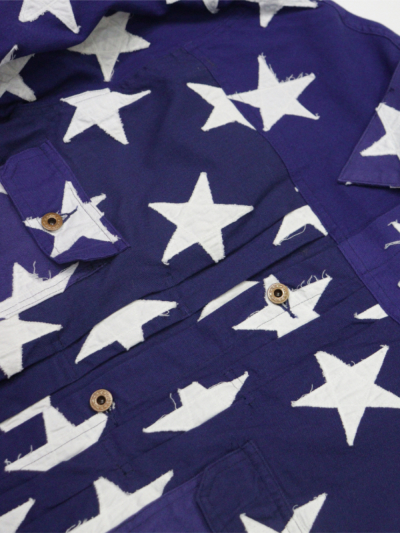 OLD PARK（オールド パーク） OP-457-3 OVERSIZED TRACKER JACKET FLAG