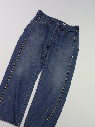 【XLサイズ】OLDPARK baggy jeans オールドパークバギーデニム OLD PARK / BAGGY JEANS (Blue)