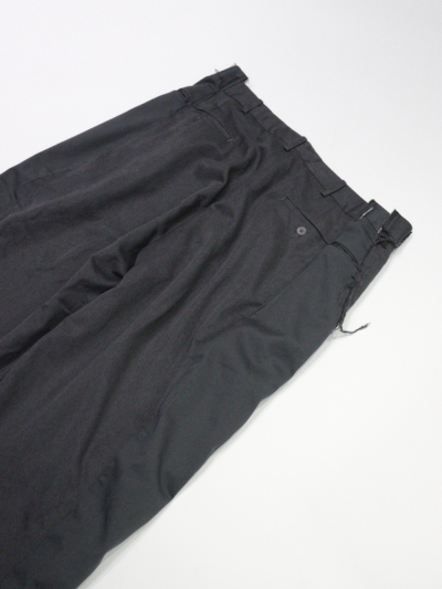 OLD PARK（オールド パーク) OP-469-1 ZIP BAGGY PANTS SLACKSの