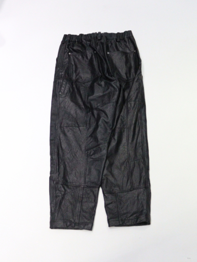 OLD PARK（オールド パーク） OP-501 DOUBLE KNEE LEATHER PANTS[FINAL