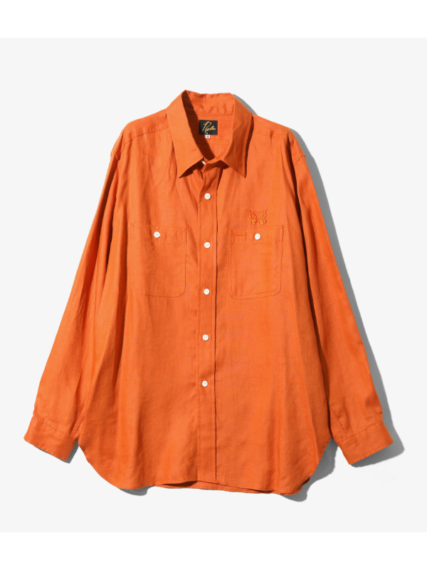 NEEDLES（ニードルズ）OT206 Work Shirt - Linen Canvasの通販 - BOOMERANG