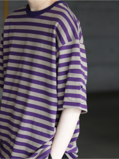 NEEDLES（ニードルズ）OT258 S/S CREW NECK TEE - COTTON STRIPE
