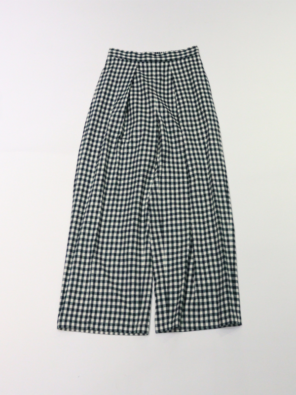 PHEENY（フィーニー） PA24-PT05 Cotton rayon check flannnel gathered pantsの通販 -  BOOMERANG