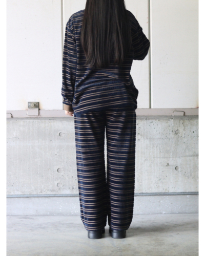 PHEENY（フィーニー）PA25-CS11 Velvet border wide pantsの通販