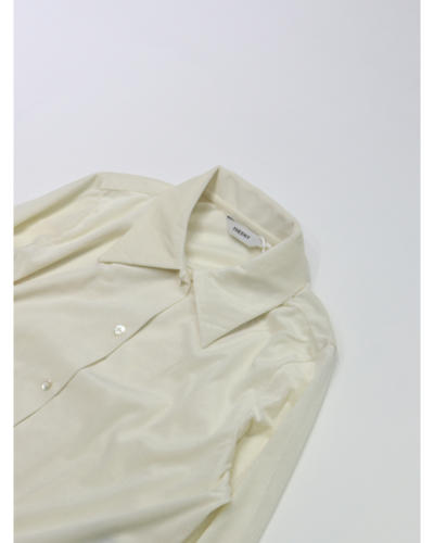 PHEENY（フィーニー）PA25-CS16 Sheer velour shirtの通販