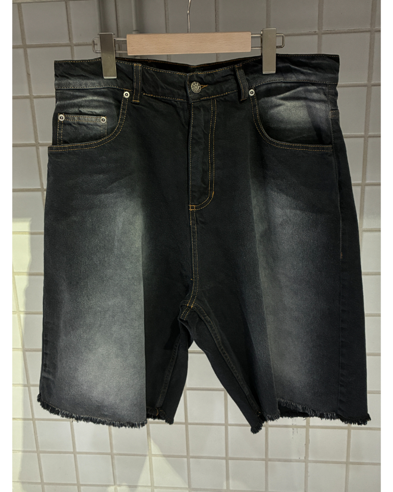 RASSVET (ラスベート) PACC18P004 SUN DYED BAGGY DENIM SHORTS の通販