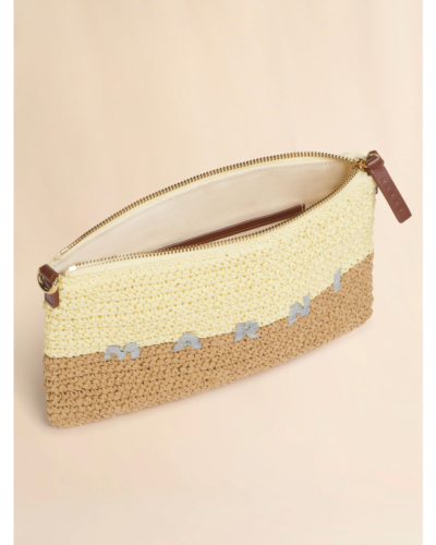 MARNI (マルニ) PHMO0046U0P9110 ペーパーラフィア製 Seaside ポーチの