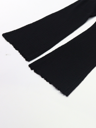 PHEENY（フィーニー）PS25-CS06 Cotton shirring flared pantsの