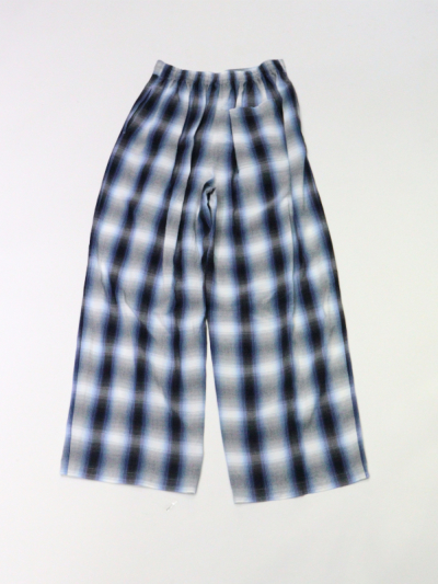 PHEENY（フィーニー）PS25-PT05 Rayon ombre check gatherd
