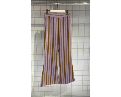 PHEENY（フィーニー）PS26-CS10 Pile Border Relaxed Flare Pantsの