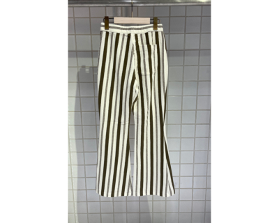 PHEENY（フィーニー）PS26-CS10 Pile Border Relaxed Flare Pantsの