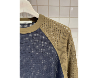 PHEENY（フィーニー)PS26-CS12 Basket Mesh Raglan L/S Teeの通販