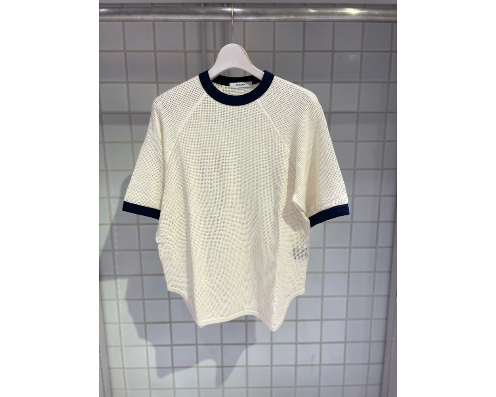 PHEENY（フィーニー)PS26-CS13 Basket Mesh Ringer Teeの通販 - BOOMERANG