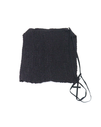PHEENY（フィーニー)PS26-CS21 Shrink Lace Apron-Layered Flare Pants