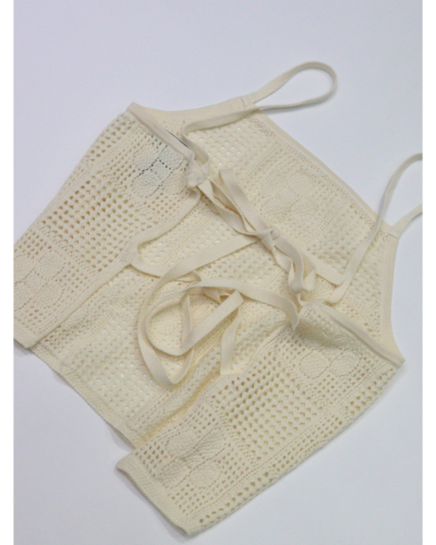 PHEENY（フィーニー)PS26-KT02 Cotton Lace Stitch Camisoleの通販