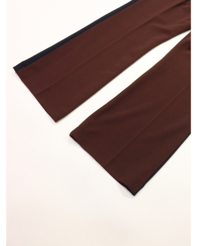 PHEENY（フィーニー）PS26-PT02 Georgette Kersey Side-Stripe Flare