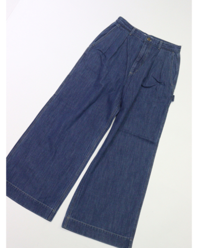 PHEENY（フィーニー）PS26-PT05 Natural Slub Denim Wide Painter