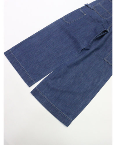 PHEENY（フィーニー）PS26-PT05 Natural Slub Denim Wide Painter