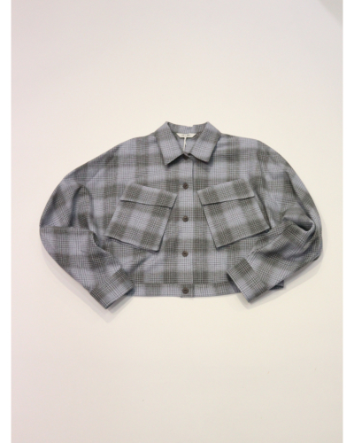 【rie】pheeny チェックシャツ PHEENY(フィーニー) Nep Yarn Check Utility Shirt